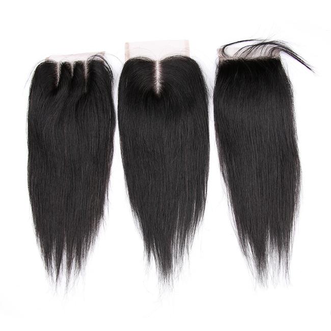 4 by 4 Virgin Hair Lace Closures