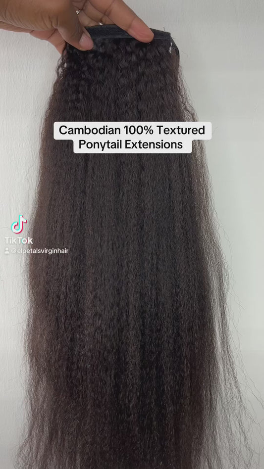 Cambodian Hair Ponytail Extensions 